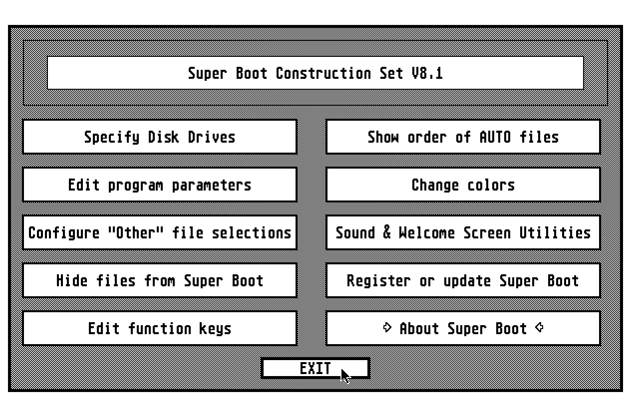 Super Boot atari screenshot